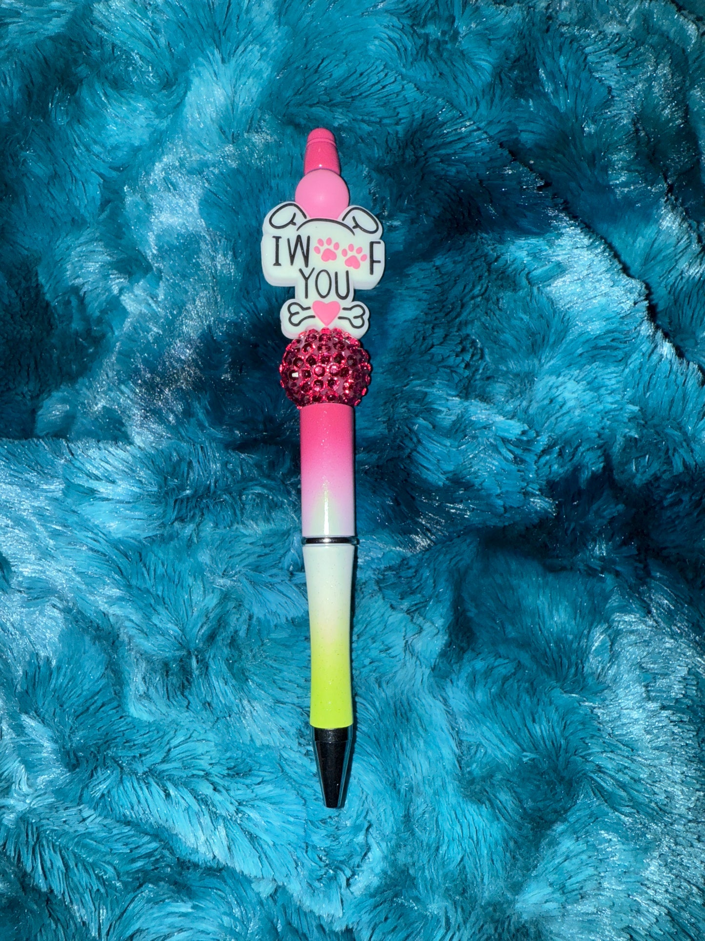 I Woof You Beaded Pen With Refill