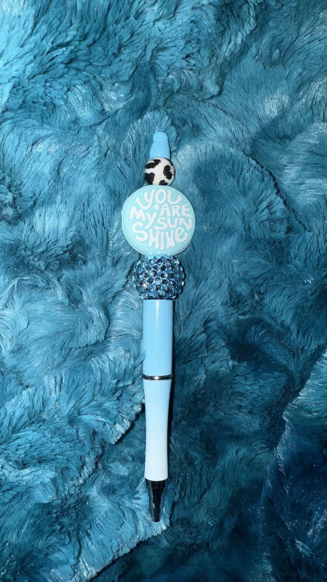 You Are My Sunshine Beaded Pen With Refill