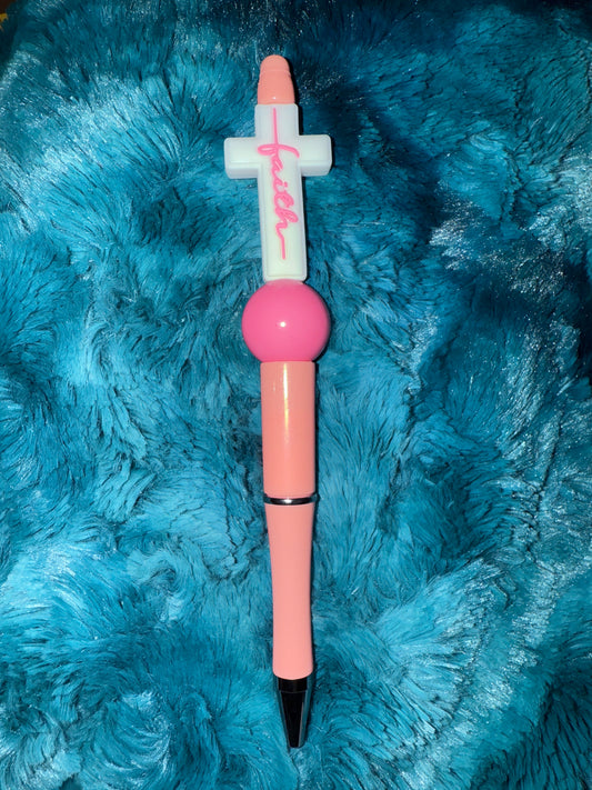 Faith Beaded Pen with Refill