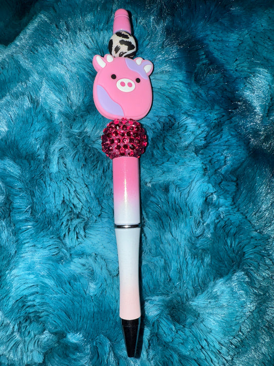 Squishy Beaded Pen With Refill