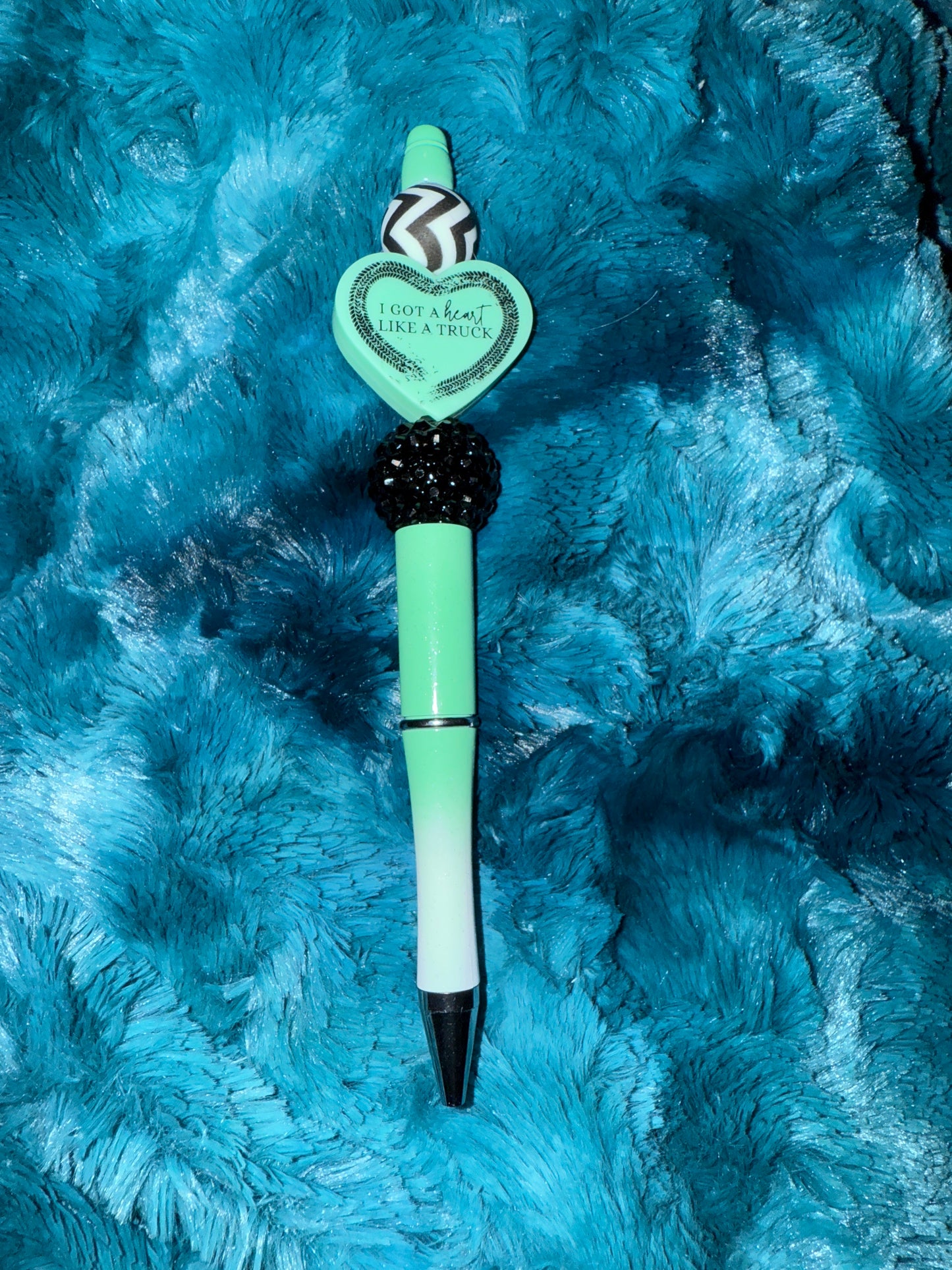 Heart Like A Truck Beaded Pen With Refill