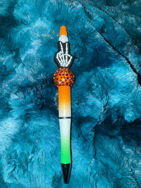 Peace Beaded Pen With Refill