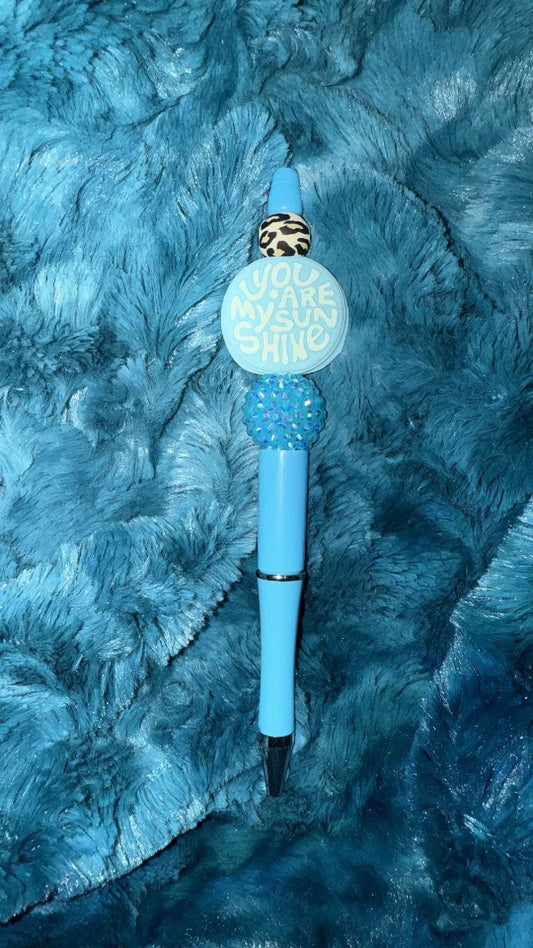 You Are My Sunshine Beaded Pen with Refill