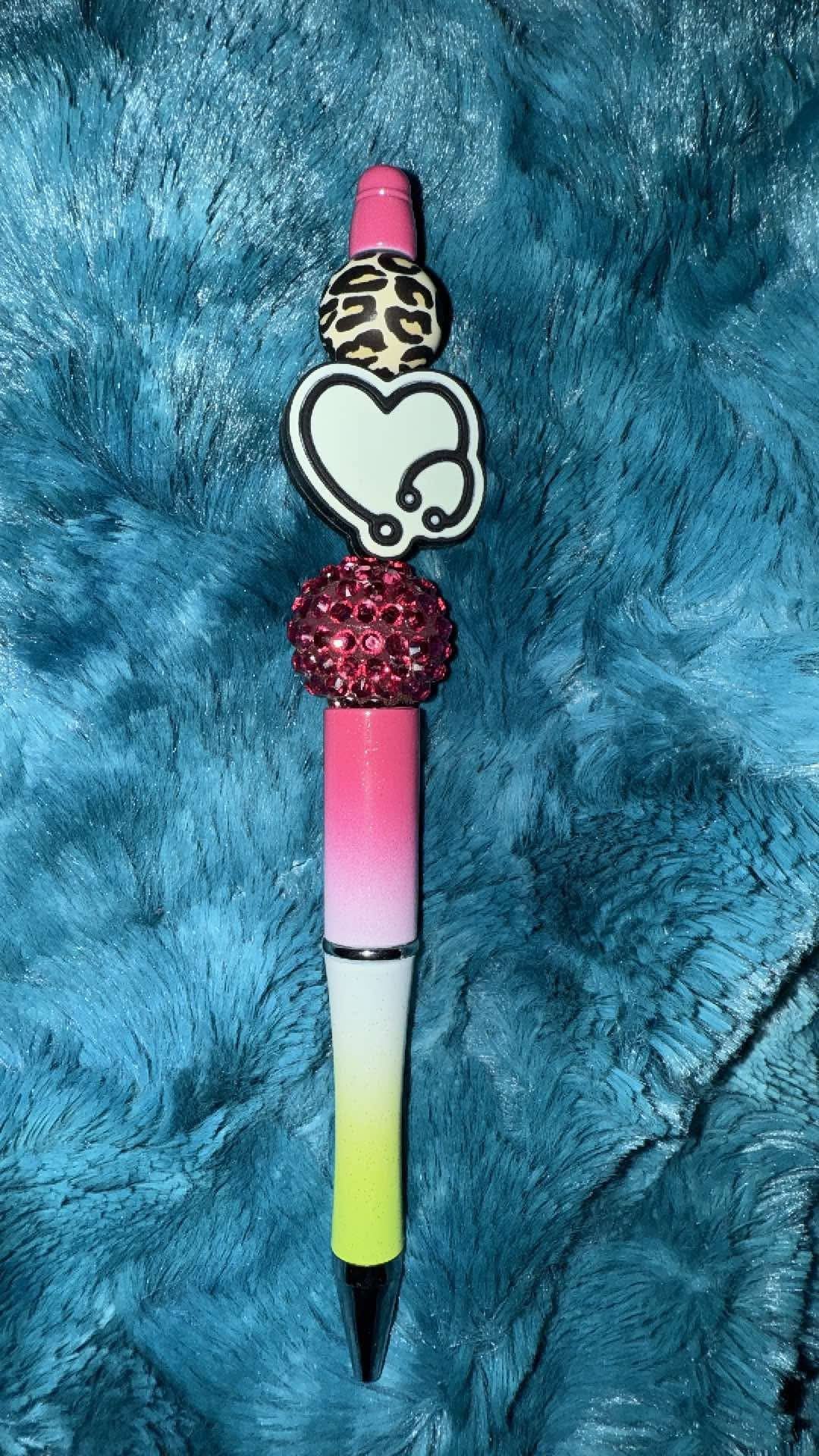 Nurse Beaded Pen With Refill
