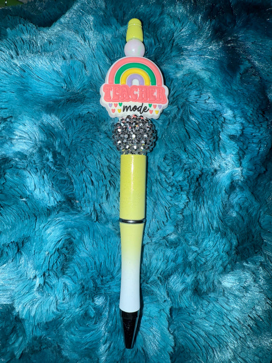 Teacher Mode Beaded Pen With Refill