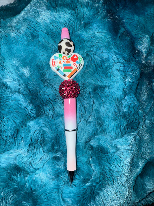 Teaching Beaded Pen With Refill