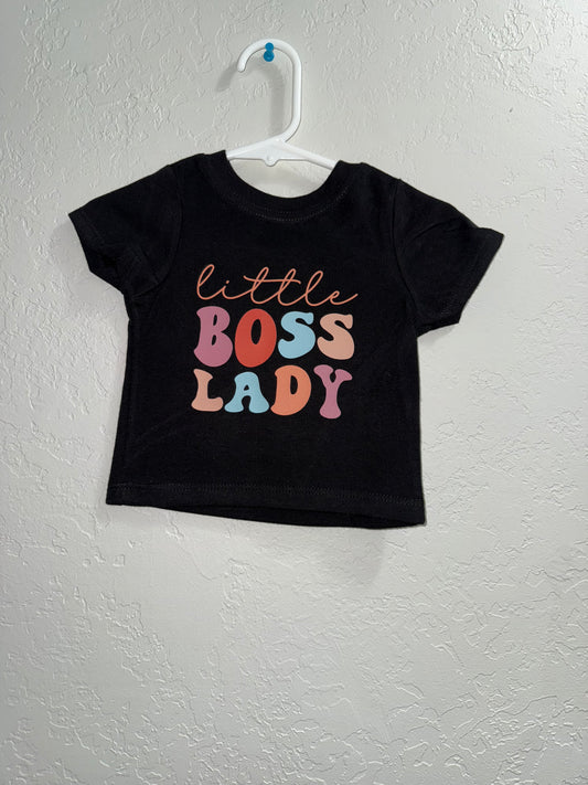 0-3 Months Little Boss Lady Shirt